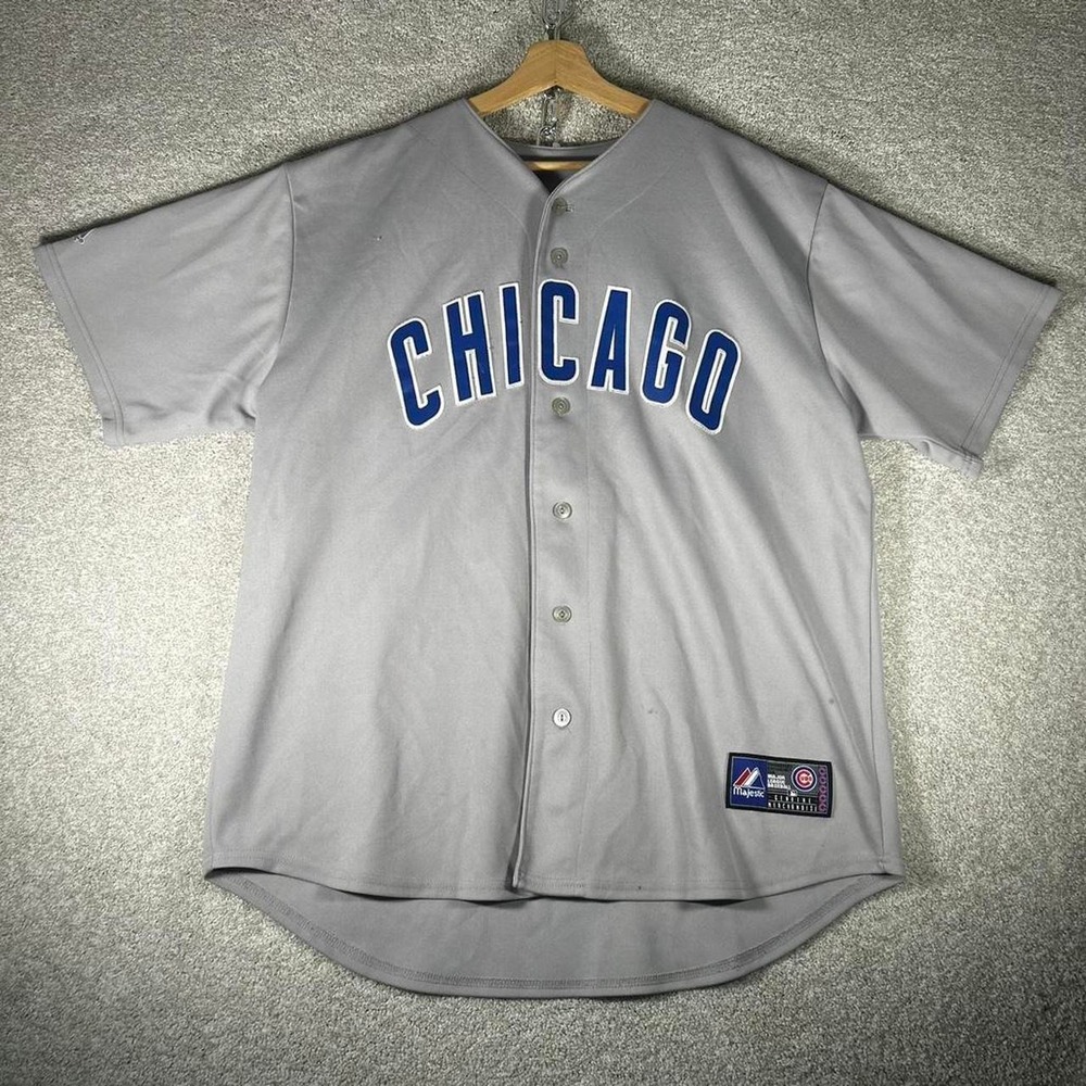 Vintage Chicago Cubs majestic stitched Lee baseball jersey Size XL